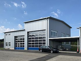 Neubau Halle Werkstatt in Prüm